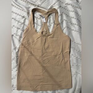 Lululemon Tan Racerback Tank Top